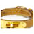 Hermès Damenarmbanduhr aus Leder mit Goldbeschichtung Hermes Kelly und Quarz  - Ansicht 8