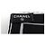 NUOVO FULARD CHANEL COCO LOGO CC 90 IN SETA NERA Nero - vista 10