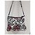 Borsa a spalla Coach con stampa floreale Nero Rosa Bianco Rosso - vista 2