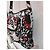 Borsa a spalla Coach con stampa floreale Nero Rosa Bianco Rosso - vista 4