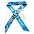 Bulgari Foulard in seta Bvlgari 'Roma a Sydney' Bianco Blu Blu chiaro Blu scuro