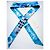 Bulgari Foulard in seta Bvlgari 'Roma a Sydney' Bianco Blu Blu chiaro Blu scuro - vista 2