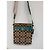 Borsa a spalla Coach monogramma marrone e turchese - vista 5
