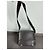 Louis Vuitton Borsa Saddle in pelle grigio scuro Grigio antracite - vista 2
