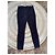 Calça de lã virgem azul marinho The Row Azul escuro - vista 12