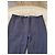 Calça de lã virgem azul marinho The Row Azul escuro - vista 2