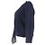 Stella Mc Cartney Asymmetrischer Pullover aus navyblauem Kaschmir mit Spitzenbesatz von Stella McCartney Marineblau - Ansicht 2