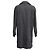 Sandro Single-Breasted Tweed Coat with Pockets in Grey Wool - view 3