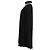 Abito Cappa Decorato Saint Laurent in Viscosa Nera Nero - vista 2