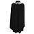 Abito Cappa Decorato Saint Laurent in Viscosa Nera Nero - vista 3
