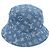Cappello bucket in denim essenziale Monogram Louis Vuitton Blu