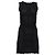 Vestido Mini Maje en Algodón Negro