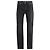Jeans ajustados desgastados en algodón negro Valentino Garavani