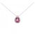 Autre Marque Collana in Tormalina e Diamante in Pt900 K18WG Argento