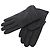 Lederhandschuhe mit Emporio Armani-Logo-Prägung Schwarz