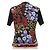 Autre Marque Stricktop mit Blumenmuster LEONARD FASHION Schwarz - Ansicht 2