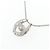 Autre Marque Platin-Diamant-Halskette Silber - Ansicht 4