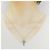 Autre Marque Aquamarin-Diamant-Halskette Pt900/Pt850 Silber - Ansicht 6
