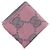 Sciarpa in lana e nylon GG Jacquard di Gucci Rosa Grigio - vista 2