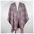 Sciarpa in lana e nylon GG Jacquard di Gucci Rosa Grigio - vista 9