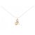 Autre Marque Herzschlüssel-Diamant-Halskette Au750 Golden