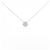 Autre Marque Collana Flower in Diamanti Au750 Argento