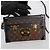 Louis Vuitton Borsa a tracolla Petit Mal Trunk Marrone - vista 11