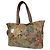 Autre Marque Borsa Tote in Pelle con Stampa Floreale Marrone Multicolore