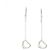 Tiffany & Co Orecchini a pendente Open Heart di Tiffany Argento