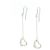 Tiffany & Co Orecchini a pendente Open Heart di Tiffany Argento - vista 2