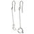 Tiffany & Co Orecchini a goccia Open Heart di Tiffany Argento - vista 2