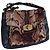 Borsa in pelle nera Furla con motivo leopardato Nero Stampa leopardo