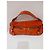 Autre Marque DaniER Orange Lederhandtasche - Ansicht 2