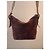 Vintage lila Wildleder Coach Umhängetasche Bordeaux - Ansicht 3