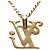 Collana Pendente a Catena LV Squared NIGO x Louis Vuitton D'oro - vista 2