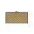 Céline Celine Macadam Triomphe Logo Leder Bifold Geldbörse mit Verschluss Braun Beige - Ansicht 2