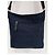 Autre Marque Borsa a spalla blu navy in tela e pelle - vista 2
