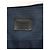Autre Marque Borsa a spalla blu navy in tela e pelle - vista 4
