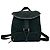 Mochila mini de nylon e couro de bezerro com logo Gucci Preto