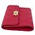 Cartera tri-fold de cuero caviar rosa Chanel Boy - vista 4