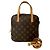 Borsa in pelle Monogram Spontini di Louis Vuitton Marrone