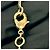 Collana con motivo a cuore Coco Mark in oro e strass rossi di CHANEL Rosso D'oro - vista 2