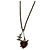 Collana con motivo a cuore Coco Mark in oro e strass rossi di CHANEL Rosso D'oro - vista 4