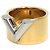 Louis Vuitton Essentieller V-Ring Silber Golden