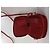 Autre Marque Piccola borsa a tracolla rossa in pelle David Jones Rosso - vista 6