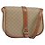 Céline Celine Vintage Macadam Canvas et Cuir Beige