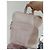 Autre Marque Helle Rosa Leder-Rucksack Pink - Ansicht 2