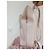 Autre Marque Helle Rosa Leder-Rucksack Pink - Ansicht 3