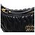 Borsa a spalla piccola Miu Wonder Matelassé in pelle Miu Miu Nero - vista 5