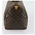 Borsa Keepall Louis Vuitton in tela Monogram 55 Marrone - vista 4